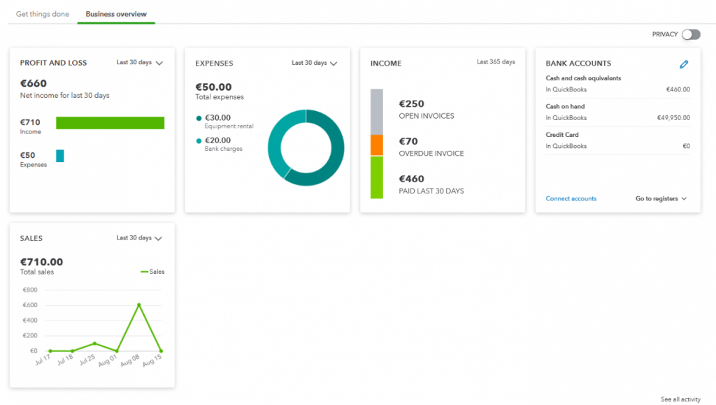 Features | What Is QuickBooks? | QuickBooks Online Canada